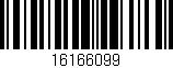 Código de barras (EAN, GTIN, SKU, ISBN): '16166099'