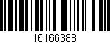 Código de barras (EAN, GTIN, SKU, ISBN): '16166388'