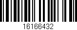 Código de barras (EAN, GTIN, SKU, ISBN): '16166432'