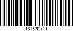 Código de barras (EAN, GTIN, SKU, ISBN): '16167E+11'