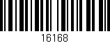 Código de barras (EAN, GTIN, SKU, ISBN): '16168'