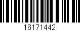 Código de barras (EAN, GTIN, SKU, ISBN): '16171442'