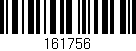 Código de barras (EAN, GTIN, SKU, ISBN): '161756'