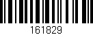Código de barras (EAN, GTIN, SKU, ISBN): '161829'