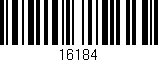 Código de barras (EAN, GTIN, SKU, ISBN): '16184'