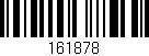 Código de barras (EAN, GTIN, SKU, ISBN): '161878'