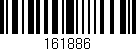 Código de barras (EAN, GTIN, SKU, ISBN): '161886'