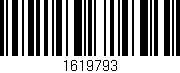 Código de barras (EAN, GTIN, SKU, ISBN): '1619793'