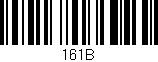 Código de barras (EAN, GTIN, SKU, ISBN): '161B'