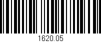 Código de barras (EAN, GTIN, SKU, ISBN): '1620.05'