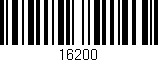 Código de barras (EAN, GTIN, SKU, ISBN): '16200'