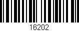 Código de barras (EAN, GTIN, SKU, ISBN): '16202'