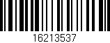 Código de barras (EAN, GTIN, SKU, ISBN): '16213537'