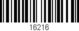 Código de barras (EAN, GTIN, SKU, ISBN): '16216'