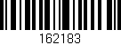 Código de barras (EAN, GTIN, SKU, ISBN): '162183'