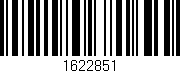 Código de barras (EAN, GTIN, SKU, ISBN): '1622851'