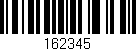 Código de barras (EAN, GTIN, SKU, ISBN): '162345'