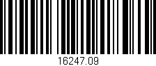 Código de barras (EAN, GTIN, SKU, ISBN): '16247.09'