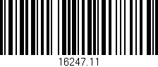 Código de barras (EAN, GTIN, SKU, ISBN): '16247.11'