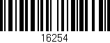 Código de barras (EAN, GTIN, SKU, ISBN): '16254'