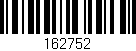 Código de barras (EAN, GTIN, SKU, ISBN): '162752'