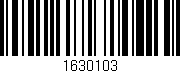 Código de barras (EAN, GTIN, SKU, ISBN): '1630103'