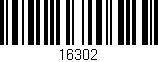 Código de barras (EAN, GTIN, SKU, ISBN): '16302'