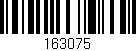 Código de barras (EAN, GTIN, SKU, ISBN): '163075'