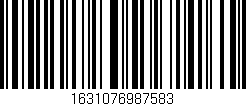 Código de barras (EAN, GTIN, SKU, ISBN): '1631076987583'