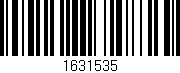 Código de barras (EAN, GTIN, SKU, ISBN): '1631535'