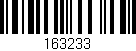 Código de barras (EAN, GTIN, SKU, ISBN): '163233'