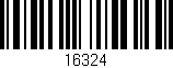 Código de barras (EAN, GTIN, SKU, ISBN): '16324'