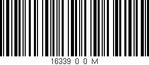 Código de barras (EAN, GTIN, SKU, ISBN): '16339_0_0_M'