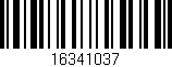 Código de barras (EAN, GTIN, SKU, ISBN): '16341037'