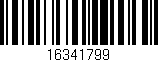 Código de barras (EAN, GTIN, SKU, ISBN): '16341799'