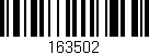Código de barras (EAN, GTIN, SKU, ISBN): '163502'