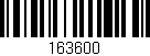 Código de barras (EAN, GTIN, SKU, ISBN): '163600'