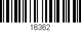 Código de barras (EAN, GTIN, SKU, ISBN): '16362'