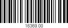 Código de barras (EAN, GTIN, SKU, ISBN): '16369.00'