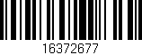 Código de barras (EAN, GTIN, SKU, ISBN): '16372677'