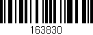 Código de barras (EAN, GTIN, SKU, ISBN): '163830'