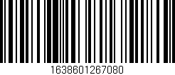 Código de barras (EAN, GTIN, SKU, ISBN): '1638601267080'