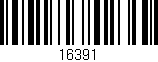 Código de barras (EAN, GTIN, SKU, ISBN): '16391'