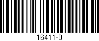 Código de barras (EAN, GTIN, SKU, ISBN): '16411-0'