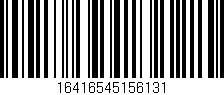 Código de barras (EAN, GTIN, SKU, ISBN): '16416545156131'