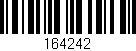 Código de barras (EAN, GTIN, SKU, ISBN): '164242'