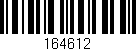 Código de barras (EAN, GTIN, SKU, ISBN): '164612'