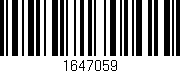 Código de barras (EAN, GTIN, SKU, ISBN): '1647059'