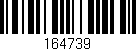 Código de barras (EAN, GTIN, SKU, ISBN): '164739'