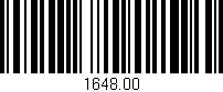 Código de barras (EAN, GTIN, SKU, ISBN): '1648.00'